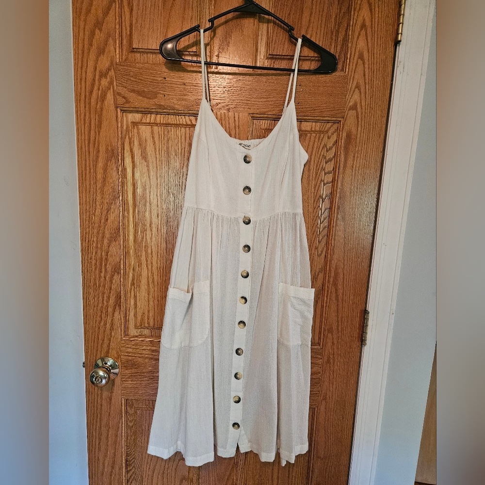 Rip Curl Linen Midi Dress